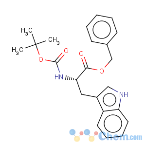 CAS No:57229-67-1 L-Tryptophan,N-[(1,1-dimethylethoxy)carbonyl]-, phenylmethyl ester