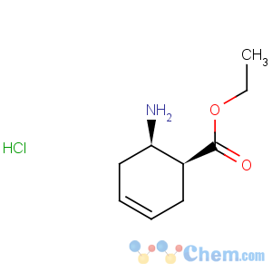 CAS No:57266-61-2 3-Cyclohexene-1-carboxylicacid, 6-amino-, ethyl ester, hydrochloride (1:1), (1R,6S)-rel-