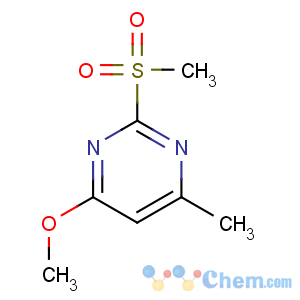 CAS No:57268-32-3 4-methoxy-6-methyl-2-methylsulfonylpyrimidine
