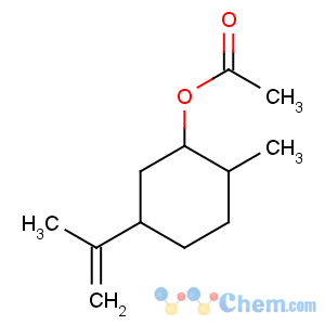 CAS No:57287-13-5 [(1R,2R,5R)-2-methyl-5-prop-1-en-2-ylcyclohexyl] acetate