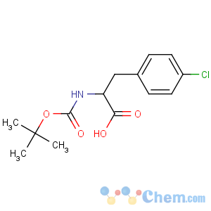 CAS No:57292-44-1 (2R)-3-(4-chlorophenyl)-2-[(2-methylpropan-2-yl)oxycarbonylamino]<br />propanoic acid