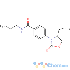 CAS No:572923-16-1 4-[(4S)-4-ethyl-2-oxo-1,3-oxazolidin-3-yl]-N-propylbenzamide