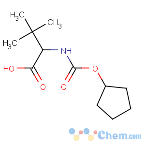 CAS No:572924-00-6 (2S)-2-(cyclopentyloxycarbonylamino)-3,3-dimethylbutanoic acid