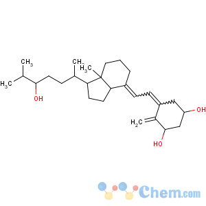 CAS No:57333-96-7 (1R,3S,5Z)-5-[(2E)-2-[(1R,3aS,7aR)-1-[(2R,<br />5R)-5-hydroxy-6-methylheptan-2-yl]-7a-methyl-2,3,3a,5,6,<br />7-hexahydro-1H-inden-4-ylidene]ethylidene]-4-methylidenecyclohexane-1,<br />3-diol