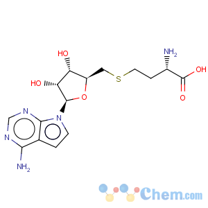 CAS No:57344-98-6 7H-Pyrrolo[2,3-d]pyrimidin-4-amine,7-[5-S-(3-amino-3-carboxypropyl)-5-thio-b-D-ribofuranosyl]-, (S)- (9CI)