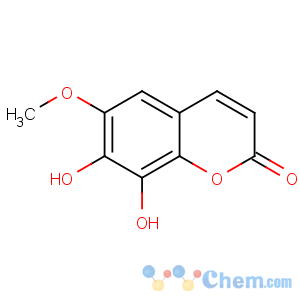 CAS No:574-84-5 7,8-dihydroxy-6-methoxychromen-2-one