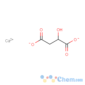 CAS No:5743-31-7 Butanedioic acid,2-hydroxy-, calcium salt (2:1)
