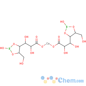 CAS No:5743-34-0 D-Gluconic acid, cyclic4,5-ester with boric acid (H3BO3), calcium salt (2:1)