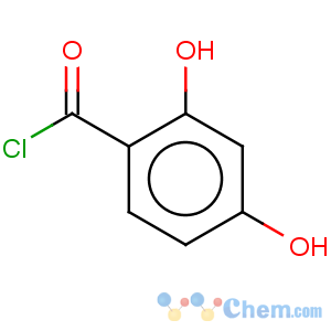 CAS No:57438-38-7 benzoyl chloride, 2,4-dihydroxy- (9ci)