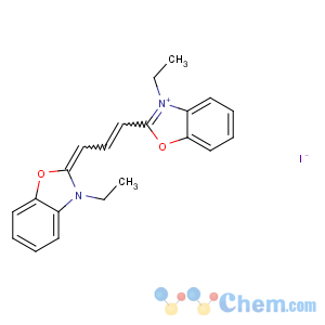 CAS No:57441-62-0 3-ethyl-2-[3-(3-ethyl-1,3-benzoxazol-3-ium-2-yl)prop-2-enylidene]-1,<br />3-benzoxazole