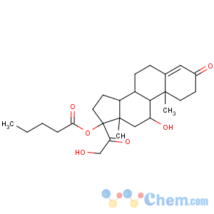 CAS No:57524-89-7 [(8S,9S,10R,11S,13S,14S,17R)-11-hydroxy-17-(2-hydroxyacetyl)-10,<br />13-dimethyl-3-oxo-2,6,7,8,9,11,12,14,15,<br />16-decahydro-1H-cyclopenta[a]phenanthren-17-yl] pentanoate