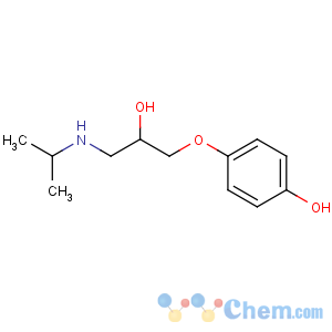 CAS No:57526-81-5 4-[(2S)-2-hydroxy-3-(propan-2-ylamino)propoxy]phenol