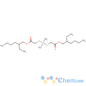 CAS No:57583-35-4 2-ethylhexyl<br />2-[[2-(2-ethylhexoxy)-2-oxoethyl]sulfanyl-dimethylstannyl]<br />sulfanylacetate