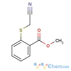 CAS No:57601-89-5 methyl 2-(cyanomethylsulfanyl)benzoate