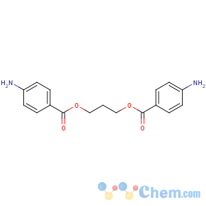 CAS No:57609-64-0 3-(4-aminobenzoyl)oxypropyl 4-aminobenzoate
