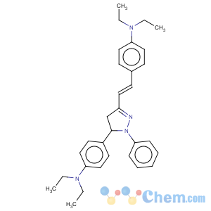 CAS No:57609-72-0 4-[2-[5-[4-(Diethylamino)phenyl]-4,5-dihydro-1-phenyl-1H-pyrazol-3-yl]vinyl]-N,N-diethylaniline