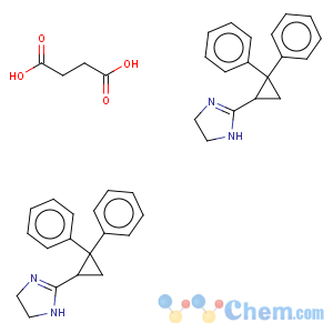 CAS No:57625-97-5 2-(2,2-DIPHENYLCYCLOPROPYL)-4,5-DIHYDRO-1H-IMIDAZOLE SUCCINATE (2:1)			