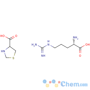 CAS No:57631-15-9 L-Arginine,compounds,mono-4- thiazolidinecarboxylate 