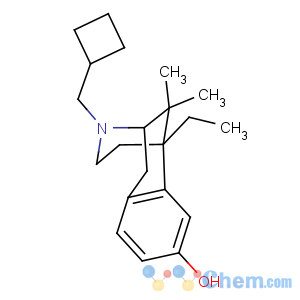 CAS No:57653-29-9 2,6-Methano-3-benzazocin-8-ol,3-(cyclobutylmethyl)-6-ethyl-1,2,3,4,5,6-hexahydro-11,11-dimethyl-