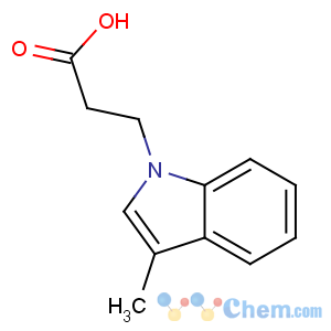 CAS No:57662-47-2 3-(3-methylindol-1-yl)propanoic acid