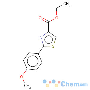 CAS No:57677-79-9 4-Thiazolecarboxylicacid, 2-(4-methoxyphenyl)-, ethyl ester