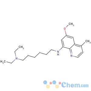 CAS No:57695-04-2 N',N'-diethyl-N-(6-methoxy-4-methylquinolin-8-yl)hexane-1,6-diamine