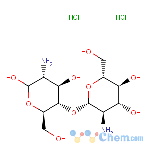 CAS No:577-76-4 D-Glucose,2-amino-4-O-(2-amino-2-deoxy-b-D-glucopyranosyl)-2-deoxy-