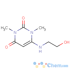 CAS No:5770-44-5 6-(2-hydroxyethylamino)-1,3-dimethylpyrimidine-2,4-dione
