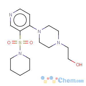 CAS No:57725-35-6 2-{4-[3-(piperidin-1-ylsulfonyl)pyridin-4-yl]piperazin-1-yl}ethanol