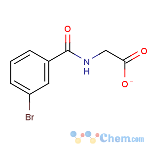 CAS No:57728-60-6 Glycine,N-(3-bromobenzoyl)-