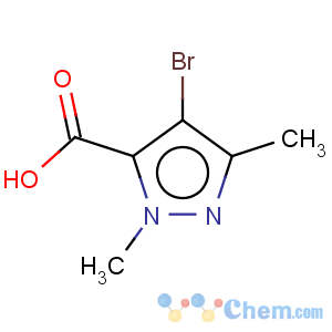 CAS No:5775-88-2 1H-Pyrazole-5-carboxylicacid, 4-bromo-1,3-dimethyl-