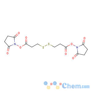 CAS No:57757-57-0 (2,5-dioxopyrrolidin-1-yl)<br />3-[[3-(2,5-dioxopyrrolidin-1-yl)oxy-3-oxopropyl]disulfanyl]propanoate