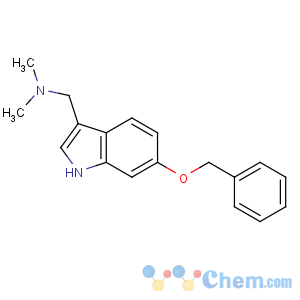 CAS No:57765-22-7 N,N-dimethyl-1-(6-phenylmethoxy-1H-indol-3-yl)methanamine