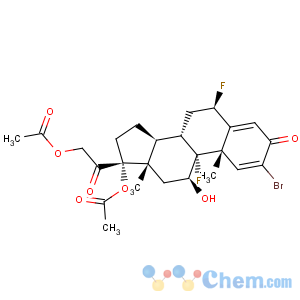CAS No:57781-14-3 Pregna-1,4-diene-3,20-dione,17,21-bis(acetyloxy)-2-bromo-6,9-difluoro-11-hydroxy-, (6b,11b)-