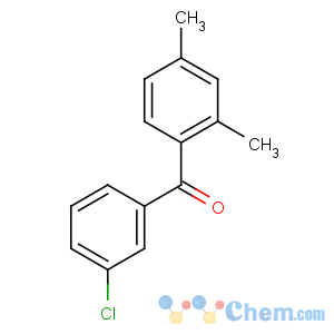 CAS No:57800-68-7 Methanone,(3-chlorophenyl)(2,4-dimethylphenyl)-