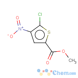 CAS No:57800-76-7 2-Thiophenecarboxylicacid, 5-chloro-4-nitro-, methyl ester