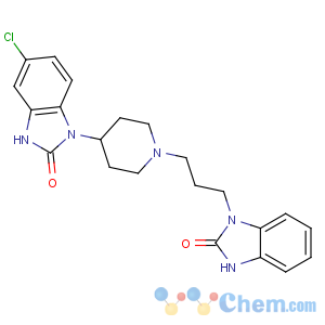CAS No:57808-66-9 6-chloro-3-[1-[3-(2-oxo-3H-benzimidazol-1-yl)propyl]piperidin-4-yl]-1H-<br />benzimidazol-2-one