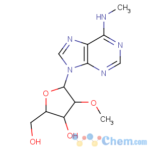 CAS No:57821-29-1 (2R,3R,4R,<br />5R)-2-(hydroxymethyl)-4-methoxy-5-[6-(methylamino)purin-9-yl]oxolan-3-ol