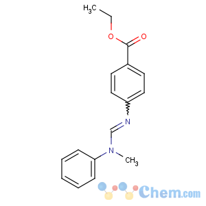 CAS No:57834-33-0 ethyl 4-[(N-methylanilino)methylideneamino]benzoate