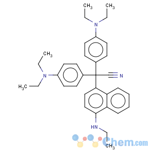 CAS No:57855-48-8 Bis(4-N,N-Diethylaminophenyl)-(4-N-ethylaminonaphthalen-1-yl)acetonitrile