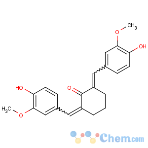CAS No:579-23-7 (2E,6E)-2,6-bis[(4-hydroxy-3-methoxyphenyl)methylidene]cyclohexan-1-one