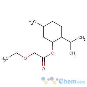 CAS No:579-94-2 Acetic acid, 2-ethoxy-,(1R,2S,5R)-5-methyl-2-(1-methylethyl)cyclohexyl ester, rel-