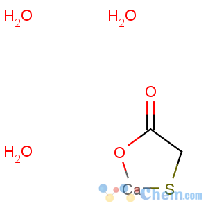 CAS No:5793-98-6 Acetic acid, mercapto-,calcium salt (2:1), trihydrate (8CI,9CI)