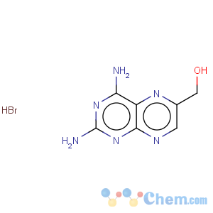 CAS No:57963-59-4 6-Pteridinemethanol,2,4-diamino-, hydrobromide (1:1)