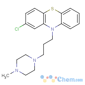 CAS No:58-38-8 2-chloro-10-[3-(4-methylpiperazin-1-yl)propyl]phenothiazine