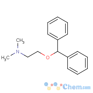 CAS No:58-73-1 2-benzhydryloxy-N,N-dimethylethanamine