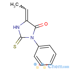 CAS No:5800-50-0 (5E)-5-ethylidene-3-phenyl-2-sulfanylideneimidazolidin-4-one
