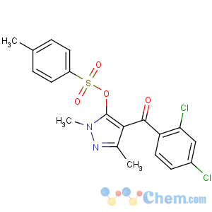 CAS No:58011-68-0 [4-(2,4-dichlorobenzoyl)-2,5-dimethylpyrazol-3-yl]<br />4-methylbenzenesulfonate
