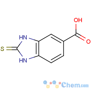 CAS No:58089-25-1 2-sulfanylidene-1,3-dihydrobenzimidazole-5-carboxylic acid