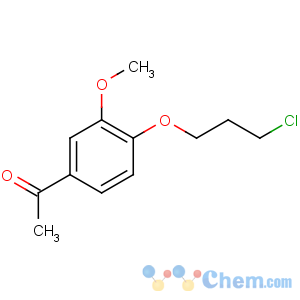 CAS No:58113-30-7 1-[4-(3-chloropropoxy)-3-methoxyphenyl]ethanone